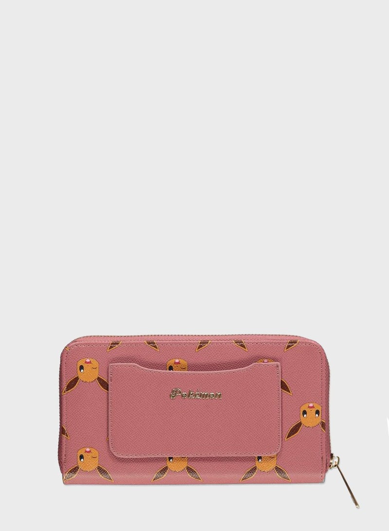 DIFUZED Printed Zip Around Purse  - Image 1