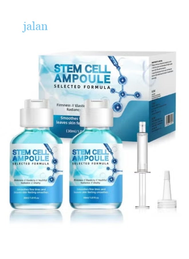 jalan Selected Formula Small Blue Bottle Essence, Dual Bottle Design for the Face, Precisely Tackles Skin Relaxation Issues, Helps Restore Firmness and Elasticity, Revives Radiant Glow, Creates a Youthful Complexion, 30ml*2 - Image 1