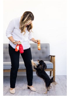 pearhead Hot Sauce Dog Toys, Set Of 3, Hot Sauce Toy Set For Dogs, Must Have Toys For Pet Owners, Plush Chew Toys Set Of 3  - Image 3