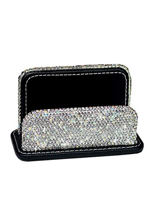 Bestbling - Bling Pure Handmade Bling Bling Rhinestones Stainless Steel Metal Business Card Holder Name Card Case (Vertical) - Image 1