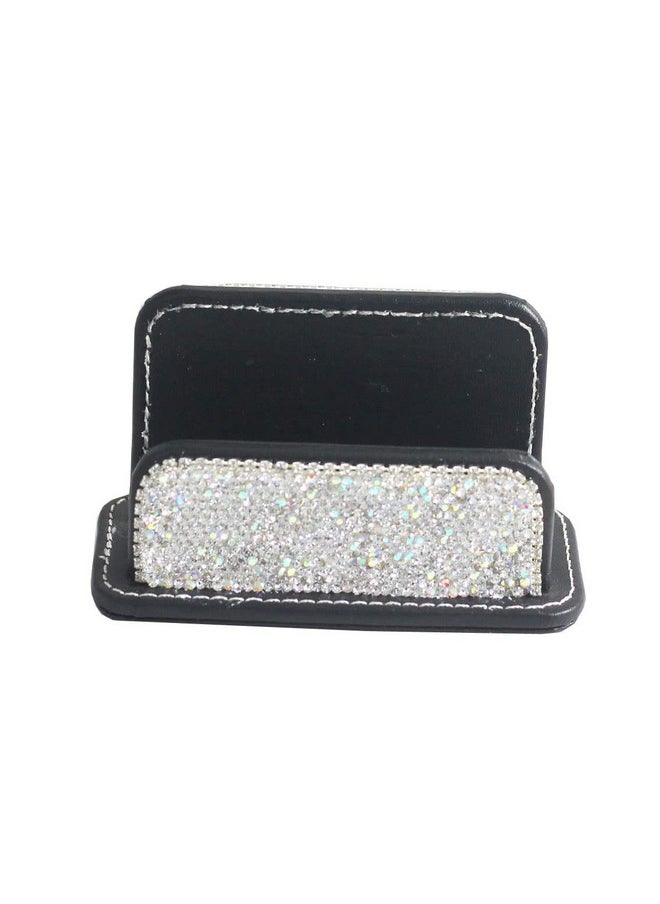 Bestbling - Bling Pure Handmade Bling Bling Rhinestones Stainless Steel Metal Business Card Holder Name Card Case (Vertical) - Image 1