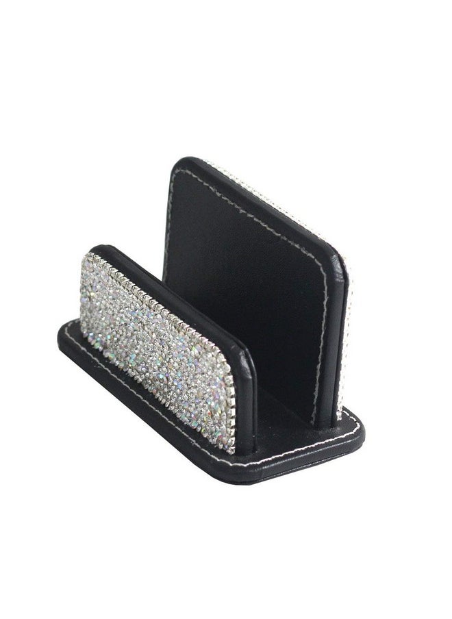 Bestbling - Bling Pure Handmade Bling Bling Rhinestones Stainless Steel Metal Business Card Holder Name Card Case (Vertical) - Image 1