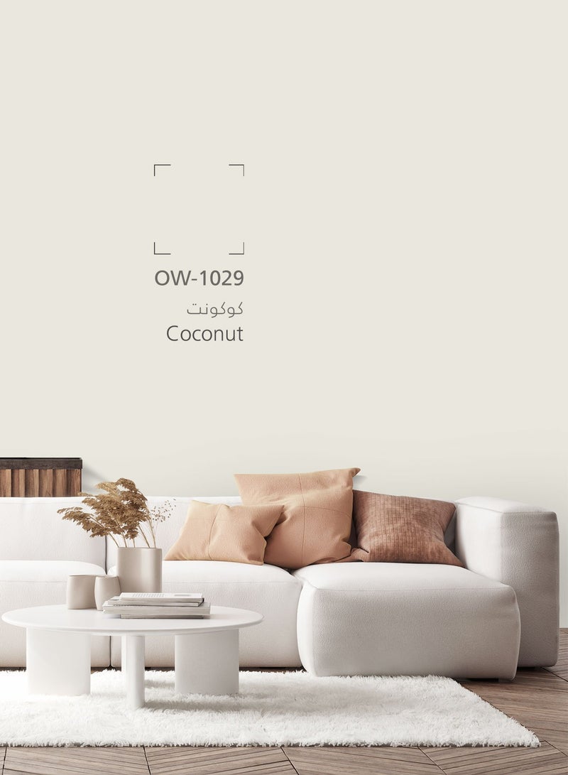 Jazeera Paints Green Interior Walls Paints Semi Gloss (color :Coconut) 3L - Image 3