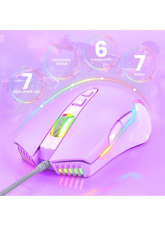 onikuma CW905 Wired Gaming Mouse RGB Game Mouse - Image 2