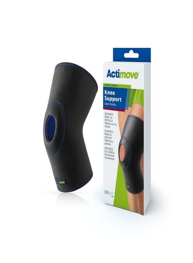 Actimove Sports Edition Knee Brace, Open Patella | Compression Sleeve for ACL MCL Injury Recovery Support, Black, X-Large - Image 1