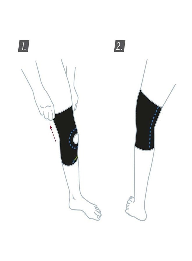 Actimove Sports Edition Knee Brace, Open Patella | Compression Sleeve for ACL MCL Injury Recovery Support, Black, X-Large - Image 3