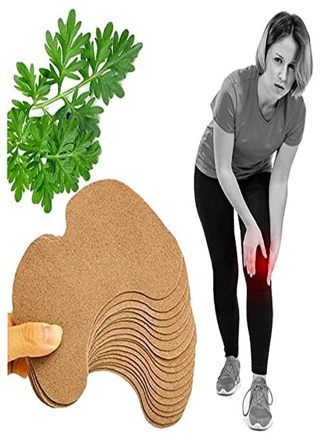 POWEREST Herbal Knee Patch Pain Relief Plaster Sticker Pain Relief 100% Natural Patches Joint Pain Knee Relief Patches Kit Natural Wormwood Extract Sticker For All Age 10 Patches (Pack Of 1) - Image 2