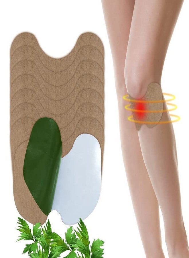 POWEREST Herbal Knee Patch Pain Relief Plaster Sticker Pain Relief 100% Natural Patches Joint Pain Knee Relief Patches Kit Natural Wormwood Extract Sticker For All Age 10 Patches (Pack Of 1) - Image 4