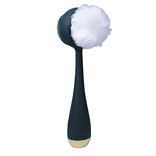 PMD Beauty Clean Body Smart Body Cleansing Device with Silicone Brush Three Interchangeable Attachments Waterproof SonicGlow Vibration CleanseExfoliate Massage Body