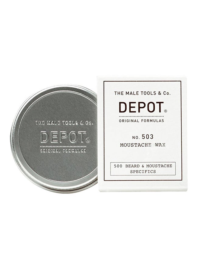 Depot شمع شارب بتثبيت قوي - يشكل ويصمم الشوارب، يوفر تثبيتًا قويًا طوال اليوم للحفاظ على الشعر في مكانه (30 مل) - Image 1