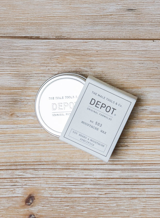 Depot شمع شارب بتثبيت قوي - يشكل ويصمم الشوارب، يوفر تثبيتًا قويًا طوال اليوم للحفاظ على الشعر في مكانه (30 مل) - Image 2