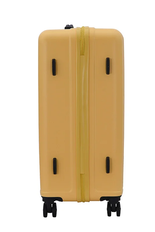 American Tourister  Skytrac DW V2 Suitcase, Check-In Size 68 cm / 25 inch, 4 Spinner Wheels, Hard Top, Polypropylene, Sunshine Yellow|TSA Combination Lock|Scratch & Impact Resistant Material - 3 Years Global Warranty  | Best Price UAE
