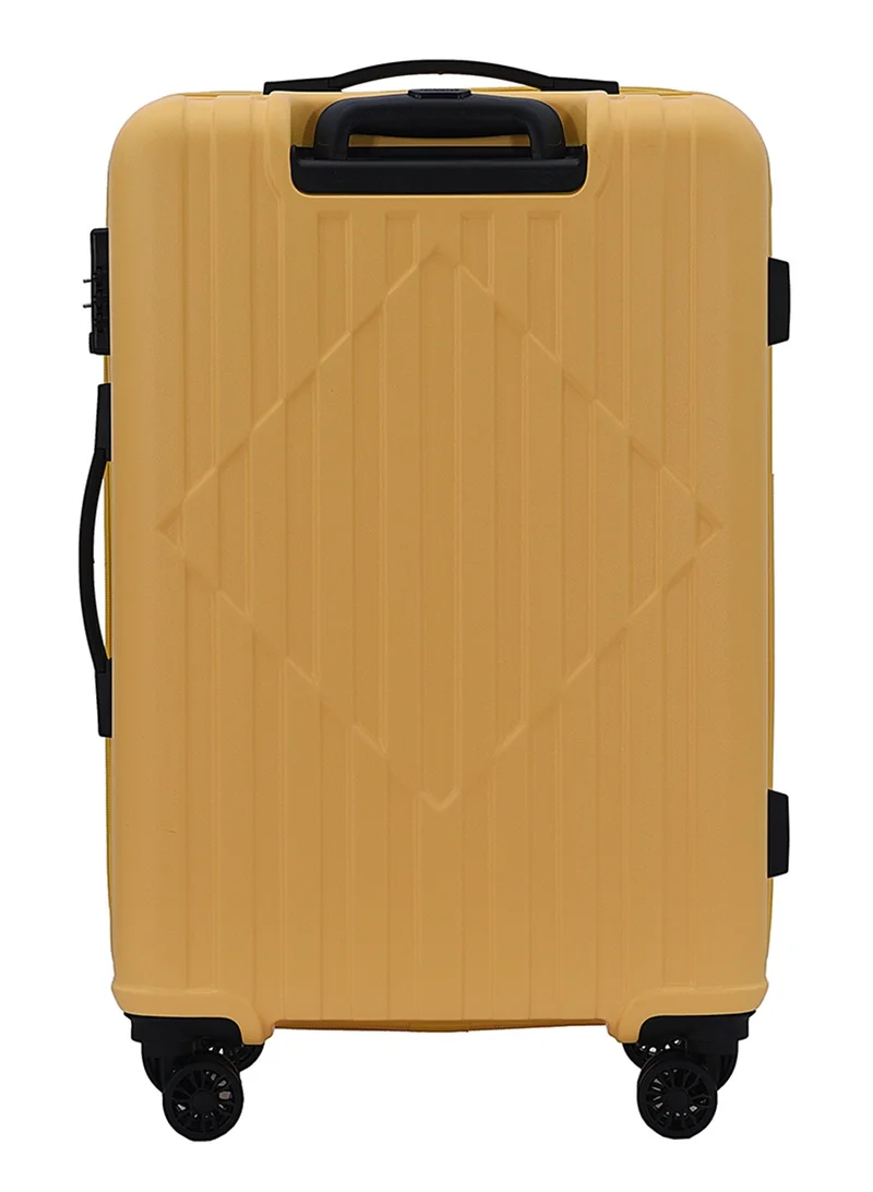 American Tourister  Skytrac DW V2 Suitcase, Check-In Size 68 cm / 25 inch, 4 Spinner Wheels, Hard Top, Polypropylene, Sunshine Yellow|TSA Combination Lock|Scratch & Impact Resistant Material - 3 Years Global Warranty  | Best Price UAE