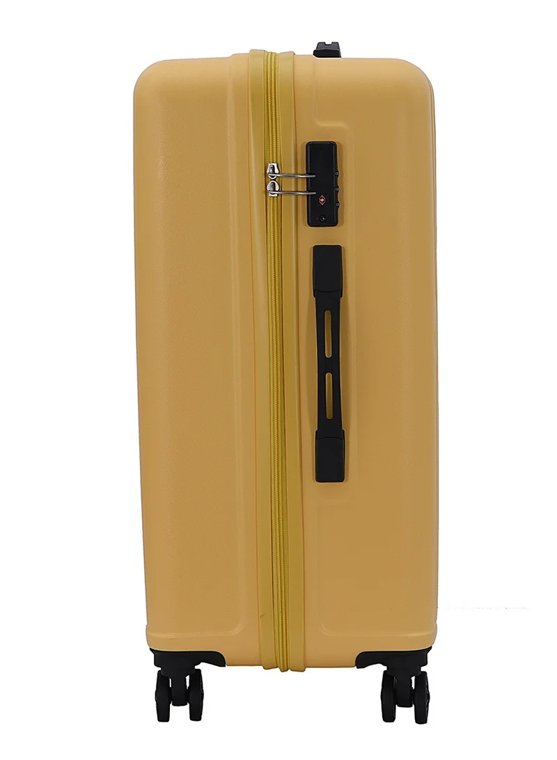 American Tourister  Skytrac DW V2 Suitcase, Check-In Size 68 cm / 25 inch, 4 Spinner Wheels, Hard Top, Polypropylene, Sunshine Yellow|TSA Combination Lock|Scratch & Impact Resistant Material - 3 Years Global Warranty  | Best Price UAE