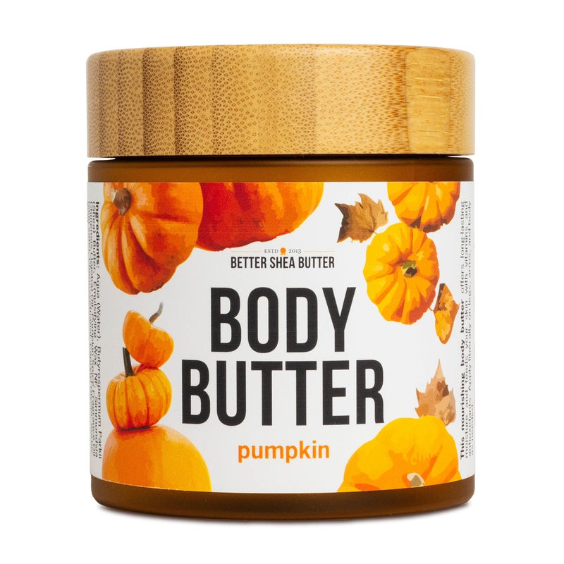 Better Shea Butter Pumpkin Body Butter with Organic Shea Butter | Pumpkin Spice Lotion for Women | Non Greasy Body Cream | Fall Body Care Favorite with Pumpkin Spice Scent - Image 1