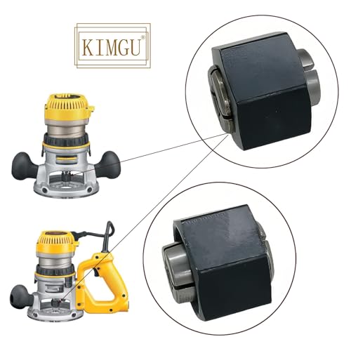 KIMGU 1/4-Inch (6.35mm) Collet and Nut Replacement (2-Pack) - Compatible with Bosch 2610906283 Hitachi 323-293 - Replaces for DeWalt 326286-04 - Image 4