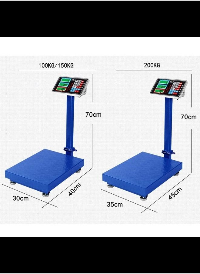ABBASALI Platform Scales with Digital LCD Display (150Kg)  - Image 3