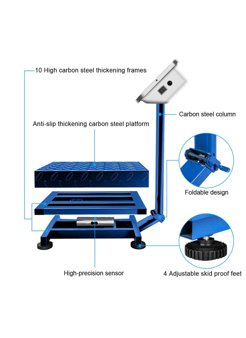 ABBASALI - Platform Scales with Digital LCD Display (150Kg) - Image 1