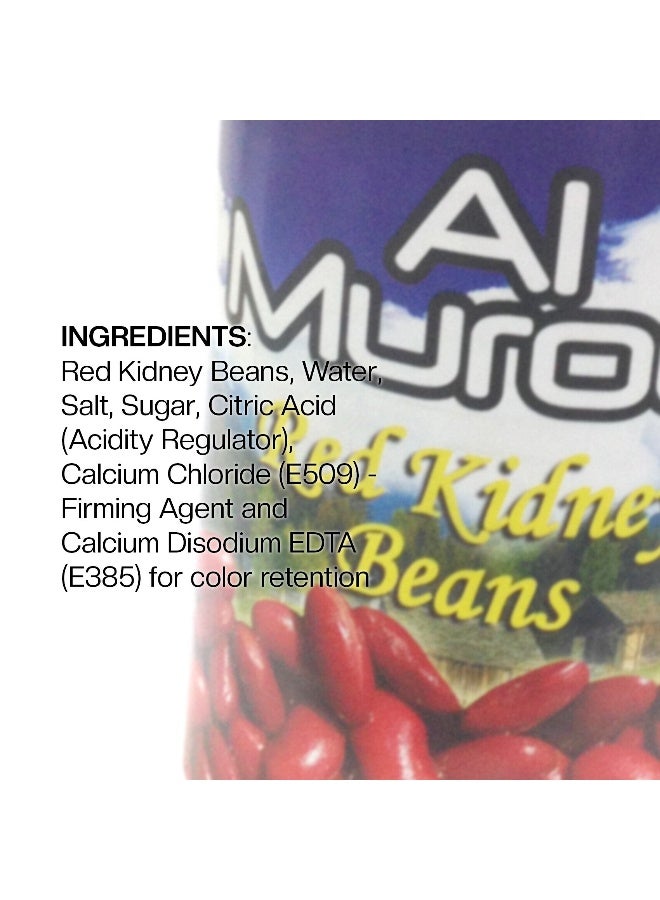 Al Murooj Red Kidney Beans Easy Open Can, 400g - Image 3