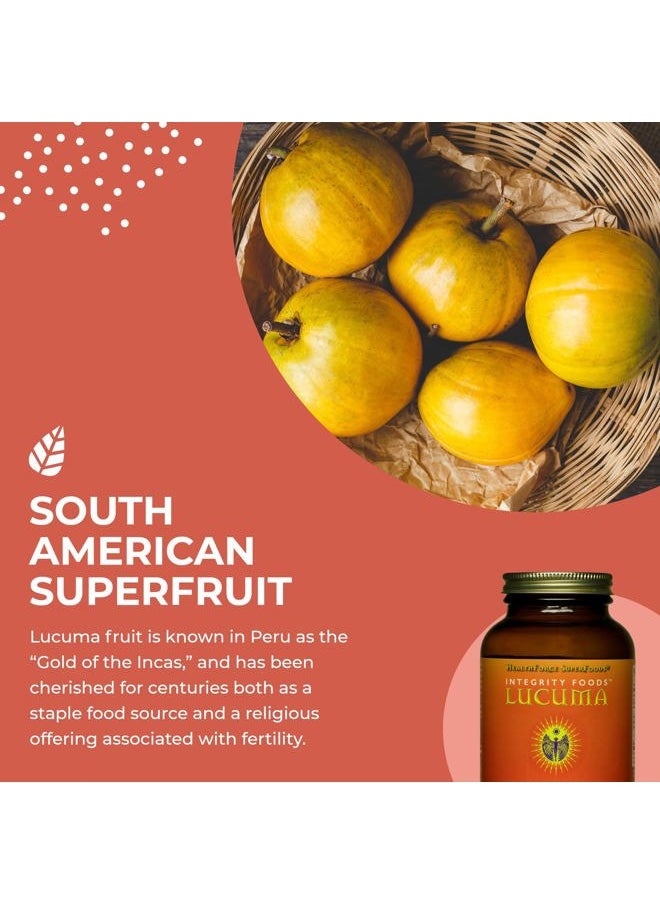 HEALTHFORCE SUPERFOODS Integrity Foods Lucuma 180 g Powder  - Image 4