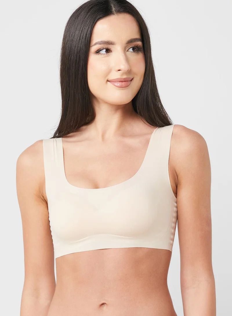 Ginger Seamless Cropped Bra & High Waist Hipster Set
