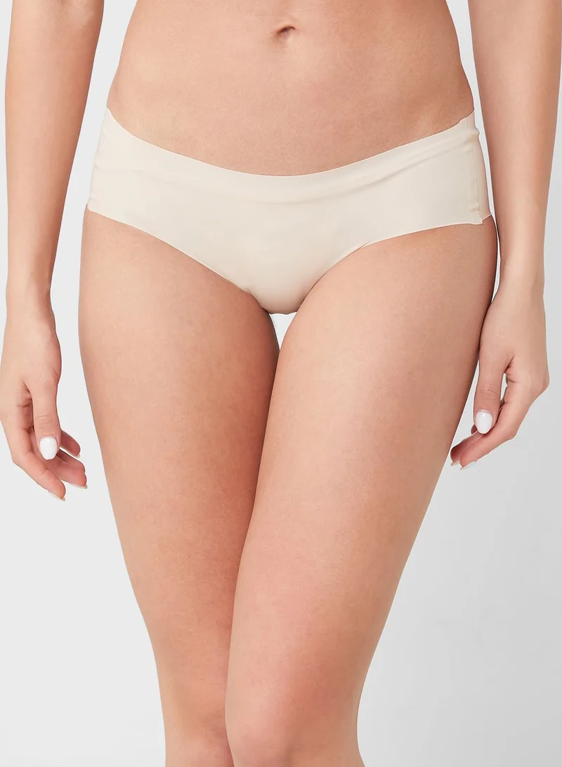 Ginger Seamless Cropped Bra & High Waist Hipster Set