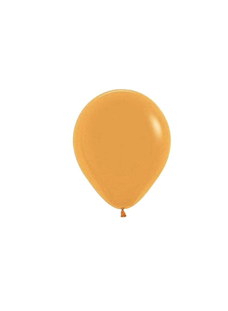Sempertex 50 pcs, 5" Round Balloons, Solid Peach, Latex Balloons - Image 1