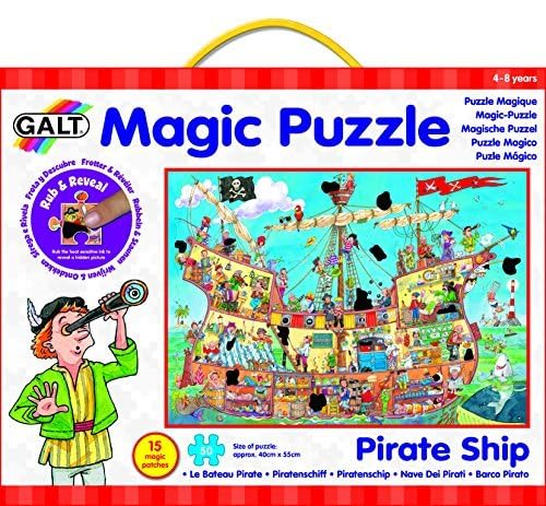 Galt Toys, Magic Puzzle - Pirate Ship, Magic Jigsaw Puzzle, Ages 4 Years Plus - Image 2