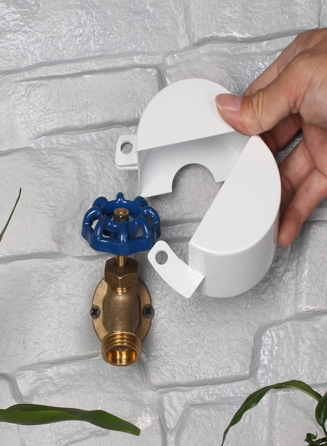 TEMEILI Outdoor Faucet Lock System -Gate Valve LockoutDevice -Stainless Steel Prevent Water Theft by Cover and Code Lock,Stop Unauthorized Water use and Vandalism,Faucet Protection Cover (White Password Lock - Image 5
