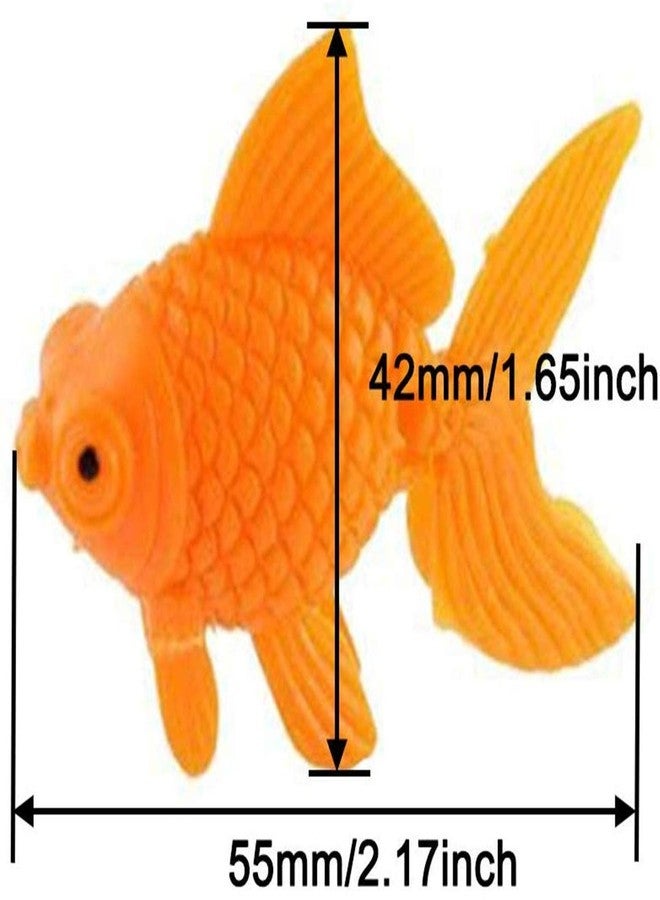 XMHF Aquarium Plastic Goldfish Ornament Artificial Fish Decor Fish Tank Decoration 8Pcs - Image 2