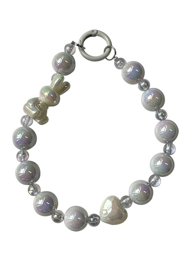 Green Tiger Beading Phone Chain Cute - Image 2