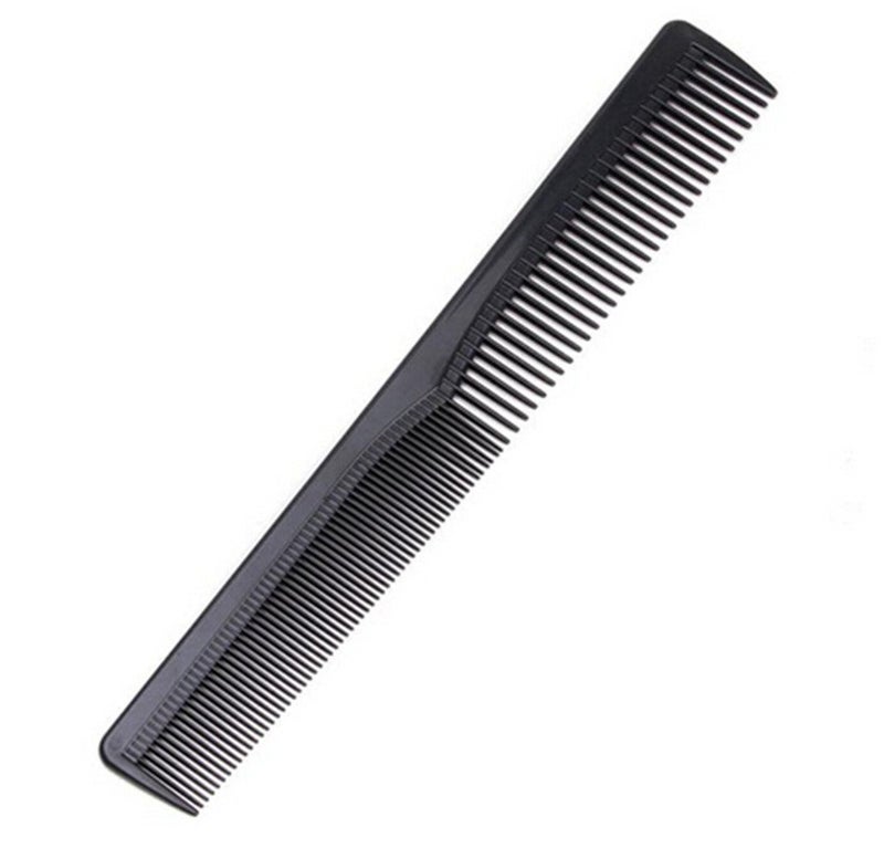 Black Fine Tooth Comb Not Breakable Carbon Fiber Anti Static Chemical And Heat Resistant Comb For All Hair Types Men Women Salon Plastic Cutting Hair Tooth Comb Barber Hairdressing Pocket