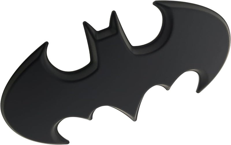 Fan Emblems Batman 3D Car Badge - 1989 Batwing Logo (Matte Black) - Image 1
