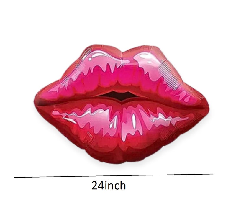 FI - FLICK IN 4 pcs MakeUp Foil Balloon Make up Theme Birthday Decoration Bachelorette Party Decorations For Women Bride To be, Birthday, Parties (Pack Of 4, Multicolor) - Image 5