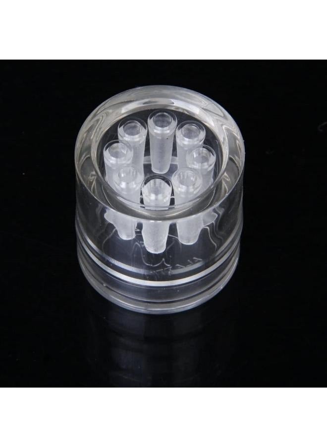 Aquarium Tank Plastic Catcher Trapper Pipe for Planarian Worm Leeches 8 Holes Transparent - Image 3