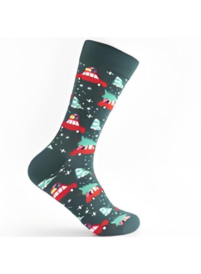 إسكدنيا جوارب عيد الميلاد مضحكة جوارب عيد الميلاد الدافئة الحرارية الابتكار هدية جوارب لعيد الميلاد هدية - Image 2