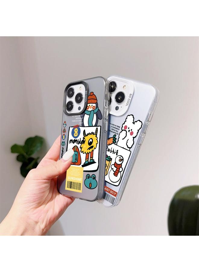 S-TOP Case For iPhone 13 Pro Max Christmas Series PC Full Coverage Pattern Phone Case - Image 2