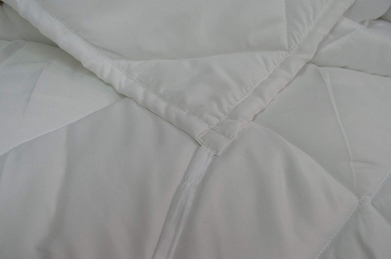 Trance Home Linen Trance Home Linen Combo Pack Microfibre Blanket for Winter with 100 Cotton Blanket Cover Rajai Set White Micro Comforter 58x90 Dark Pink 100 Cotton Zippered Cover 60x92  - Image 3