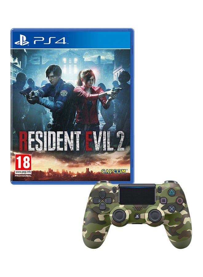 بيثيسدا لعبة الفيديو "Resident Evil 2" لجهاز الألعاب بلايستيشن 4 مع ذراع تحكم - الأكشن والتصويب - playstation_4_ps4 - Image 1