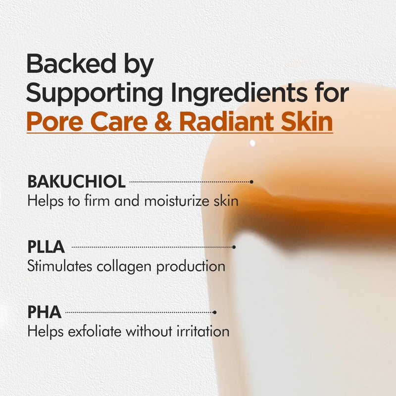 P.CALM Retinolagen Ampoule Shot Cream - Retinol & Vegan Hydrolyzed Collagen & Bakuchiol for Pore Tightening, Mositurizing, Korean Glass Skin (60ml / 2.02 fl.oz) - Image 5