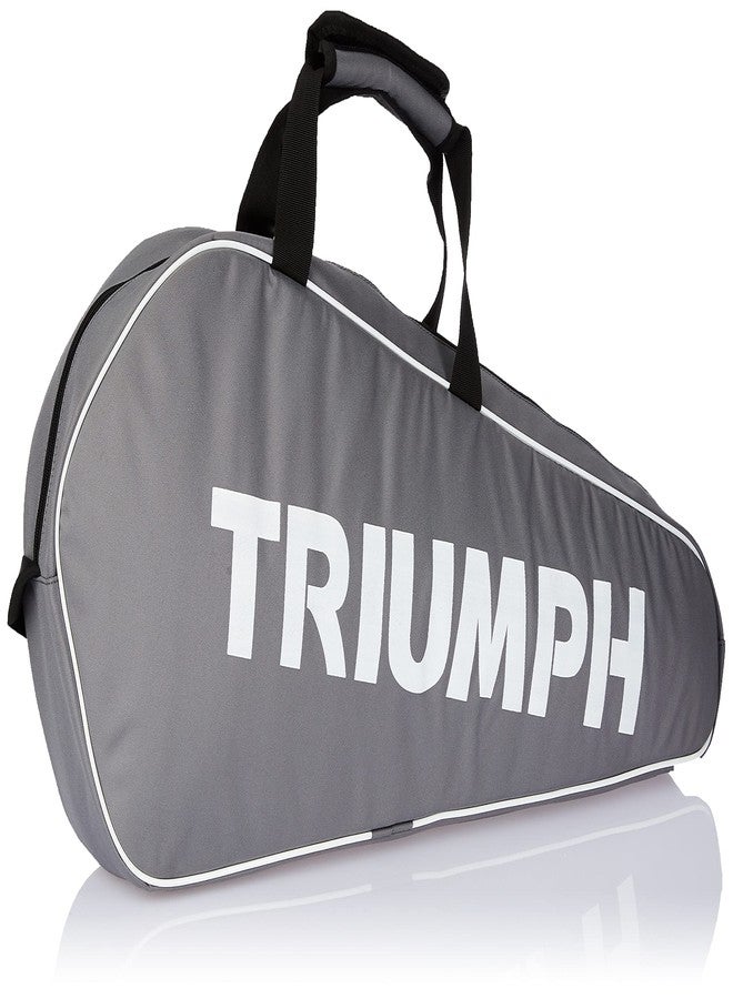 Triumph Turbo Graphite Composite Light Weight Strung Badminton Racket with Star-3R Single Compartment Badminton Bag Red - Image 3