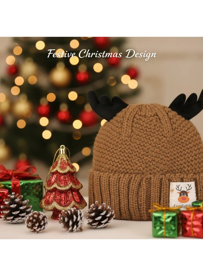 Y&D قبعة رنة لطيفة شتوية دافئة محبوكة للأطفال - Image 4