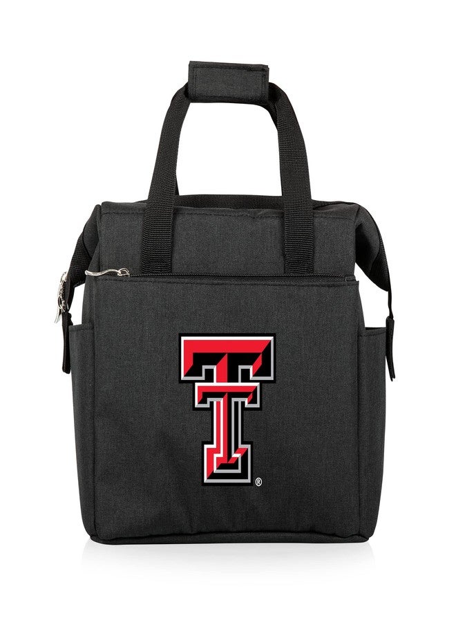 Picnic TIME NCAA Texas Tech Red Raiders On The Go Lunch Bag, Soft Cooler Lunch Box, Insulated Lunch Bag, (Black) 10 x 6 x 10.5 - Image 2