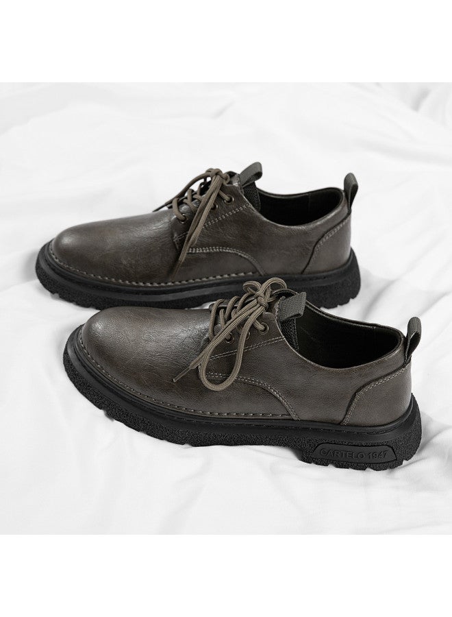 CARTELO Hot Pick【textured Upper】men's Platform Versatile Business Leather Shoes, Casual Dress Shoes For Men, Chassis Shoes - Image 3