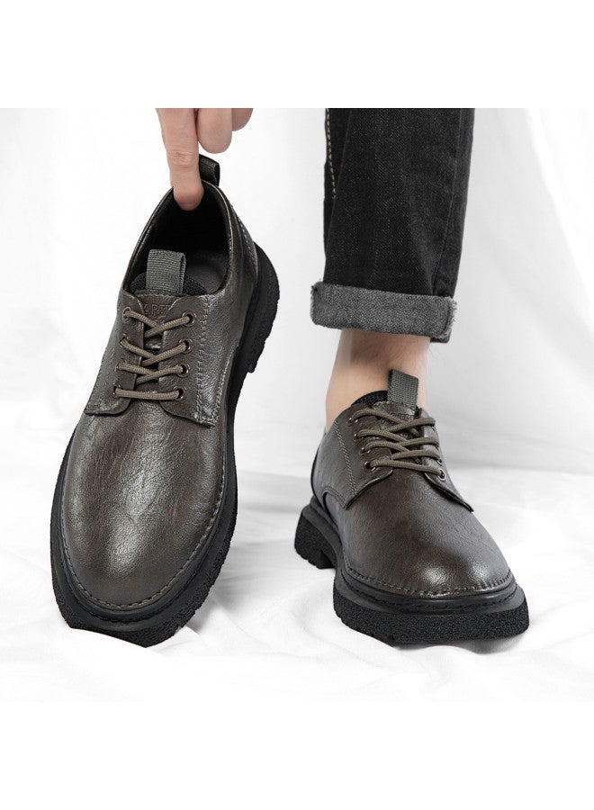 CARTELO Hot Pick【textured Upper】men's Platform Versatile Business Leather Shoes, Casual Dress Shoes For Men, Chassis Shoes - Image 5