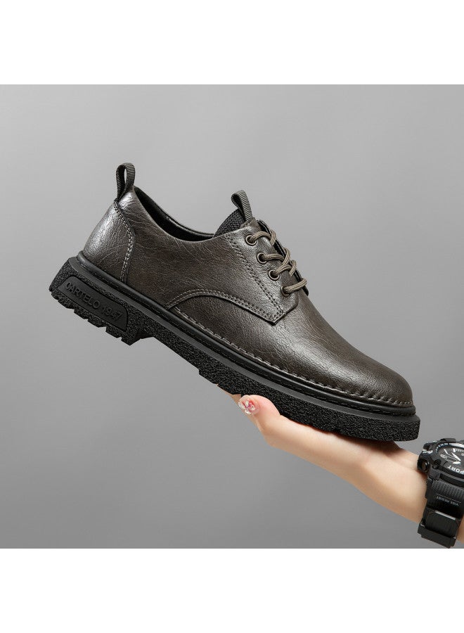 CARTELO Hot Pick【textured Upper】men's Platform Versatile Business Leather Shoes, Casual Dress Shoes For Men, Chassis Shoes - Image 2