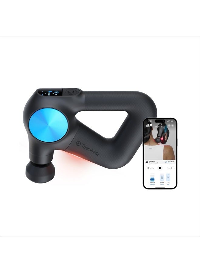 Theragun Pro Plus 6-in-1 Deep Tissue Percussion Massage Gun - Handheld Personal Massager for Full Body Pain Relief & Muscle Tension with Biometric Breathwork, Vibration & Heated Attachments - Image 1