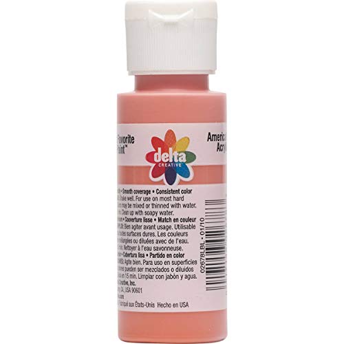 Delta Creative Ceramcoat Acrylic Paint in Assorted Colors (2 oz), 2678, Deep Sea Coral - Image 2
