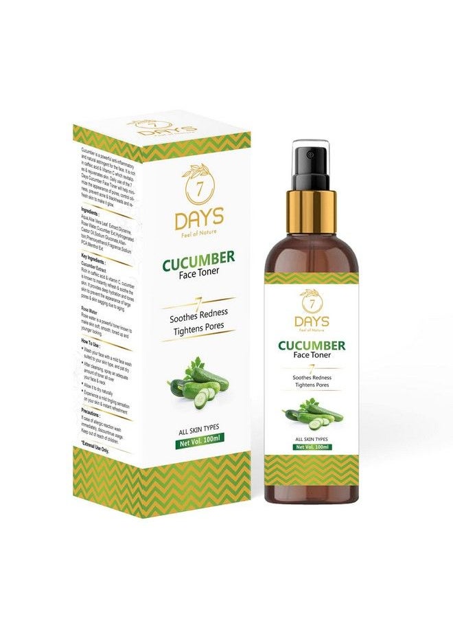 7 Days - Cucumber Pore Tightening Refreshing Toner With Himalayan Waters 100Ml - Image 1