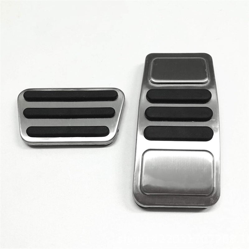 QASULER Stainless Steel Pedal Covers for Ford Mustang 2017-2018 - Image 1